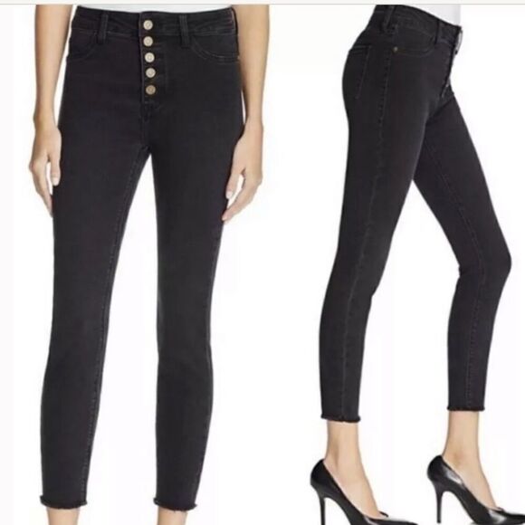 Pistola Button Front Aline High Rise Skinny - Picture 2 of 16